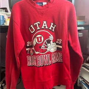 Utah Red 'Rose Bowl Game 2023' Crewneck Sweatshirt
